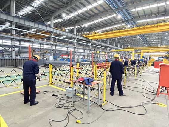 公司舉辦電焊工、電工技術(shù)比武